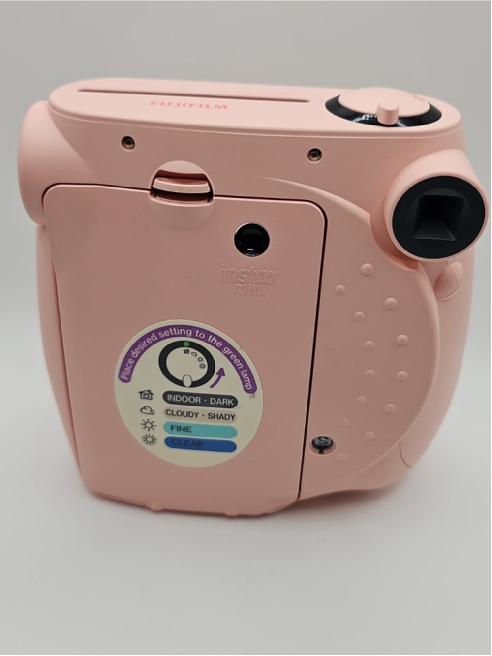 Fujifilm Instax Mini 7S Instant Film Camera Light Pink Tested & Working - Picture 4 of 9